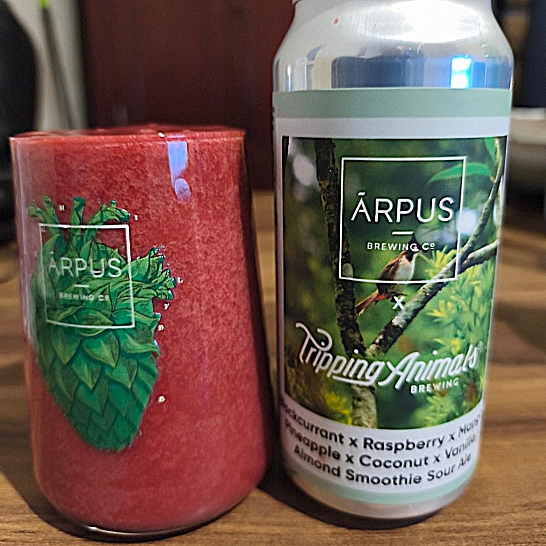 Arpus x Tripping Animals - Blackcurrant x Raspberry x Mango x Pineapple x Coconut x Vanilla x Almond Smoothie Sour
