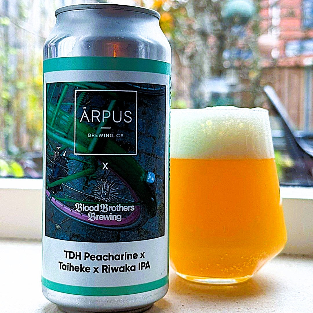 Arpus & Blood Brothers TDH Peacharine x Taheke x Riwaka New England IPA