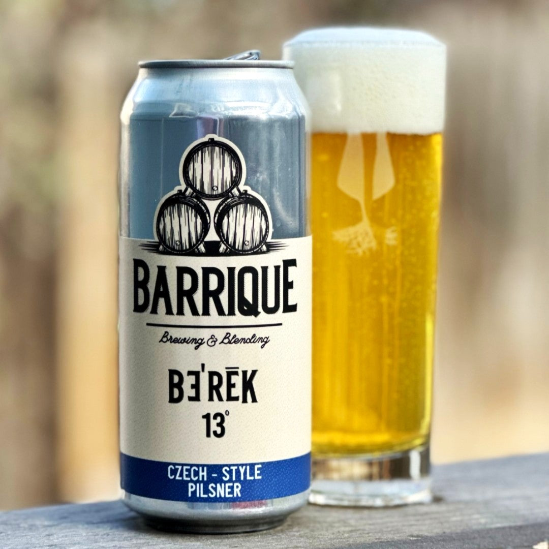 Barrique - Bəˈrēk 13° Tšehhi Pilsner Berek Barek