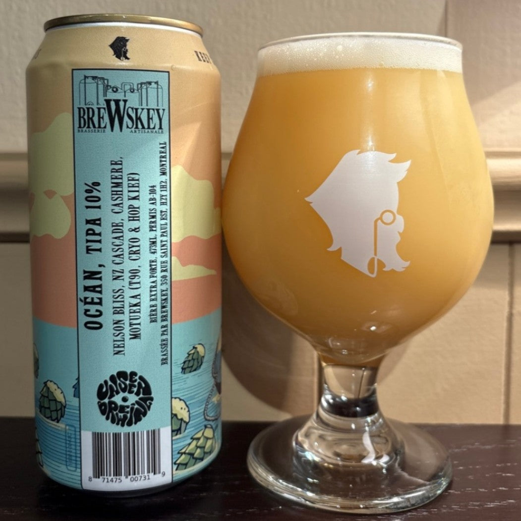 BreWskey x Unseen - Océan Triple New England IPA (Ookean)