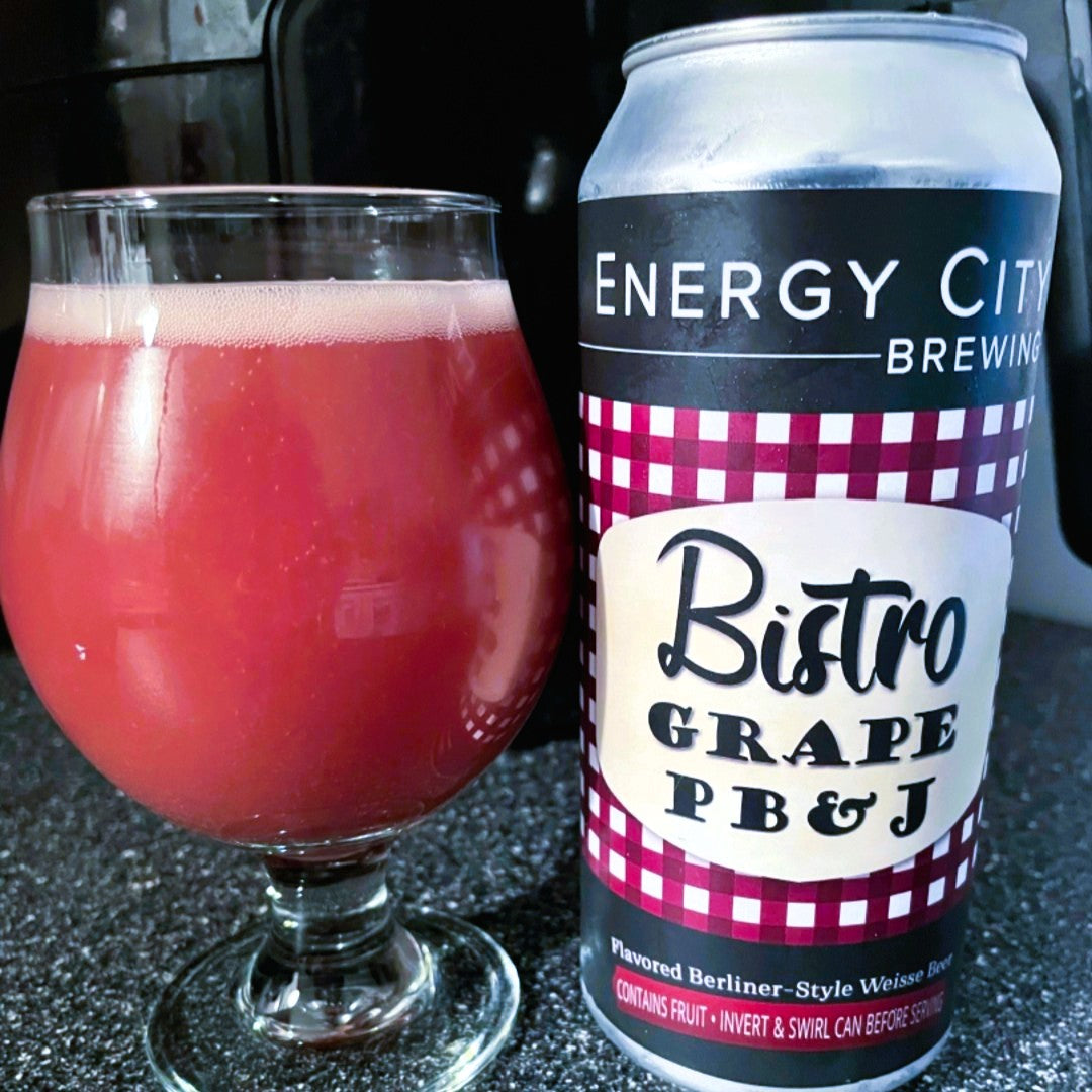 Energy City Bistro - viinamarja (maapähklivõi ja želee) ja maapähklivõi ning puuviljadega Berliner Weisse smuuti hapukoorega