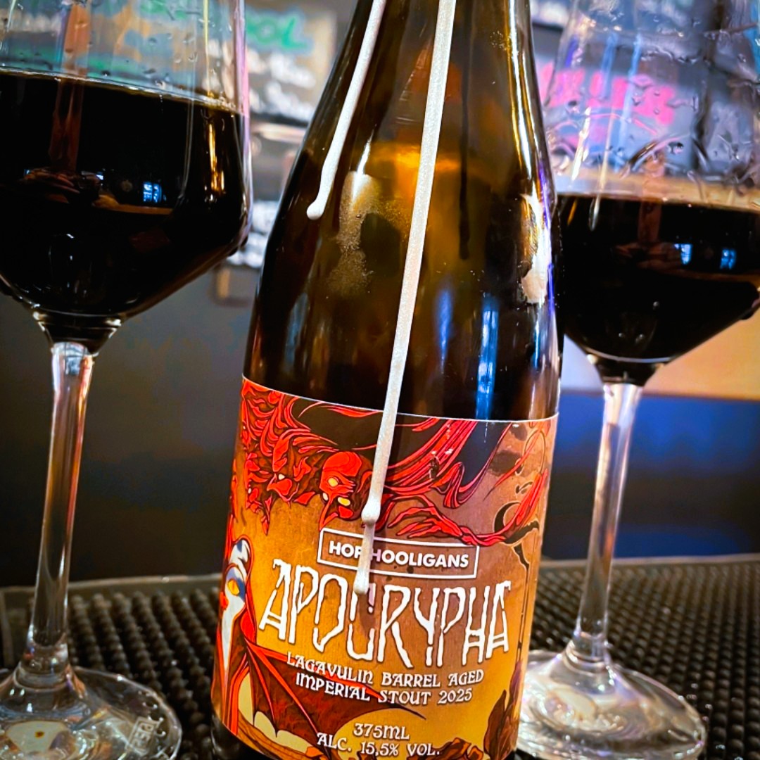 Hop Hooligans : Apocrypha Lagavulin Whisky (2025) Imperial Barrel Aged Stout