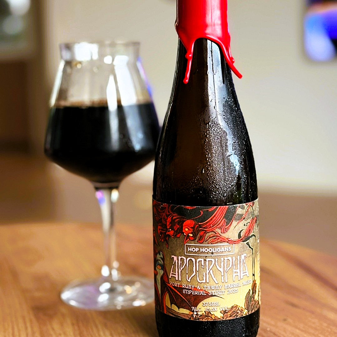 Hop Hooligans: Apocrypha Port Ruby & Tawny (2025) Imperial Barrel Laagerdunud Stout