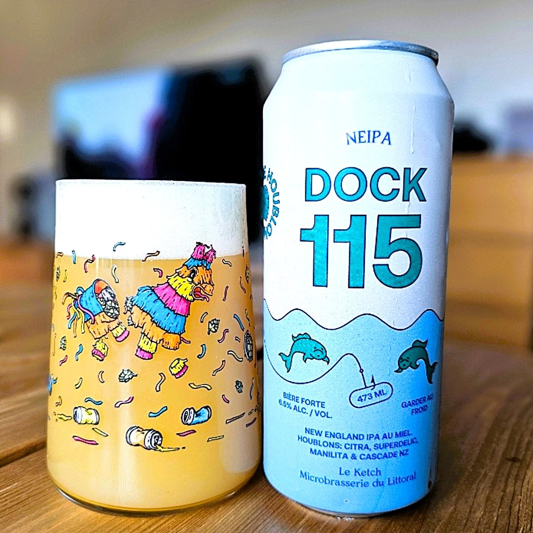 Le Ketch - Dock 115 New England IPA - Citra, Superdelic, Manilita, Cascade New Zealand, Honey