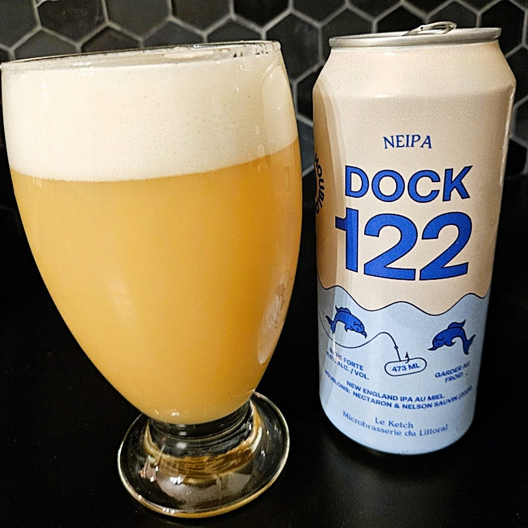 Le Ketch - Dock 122 New England IPA - Nectaron, Nelson Sauvin, mesi