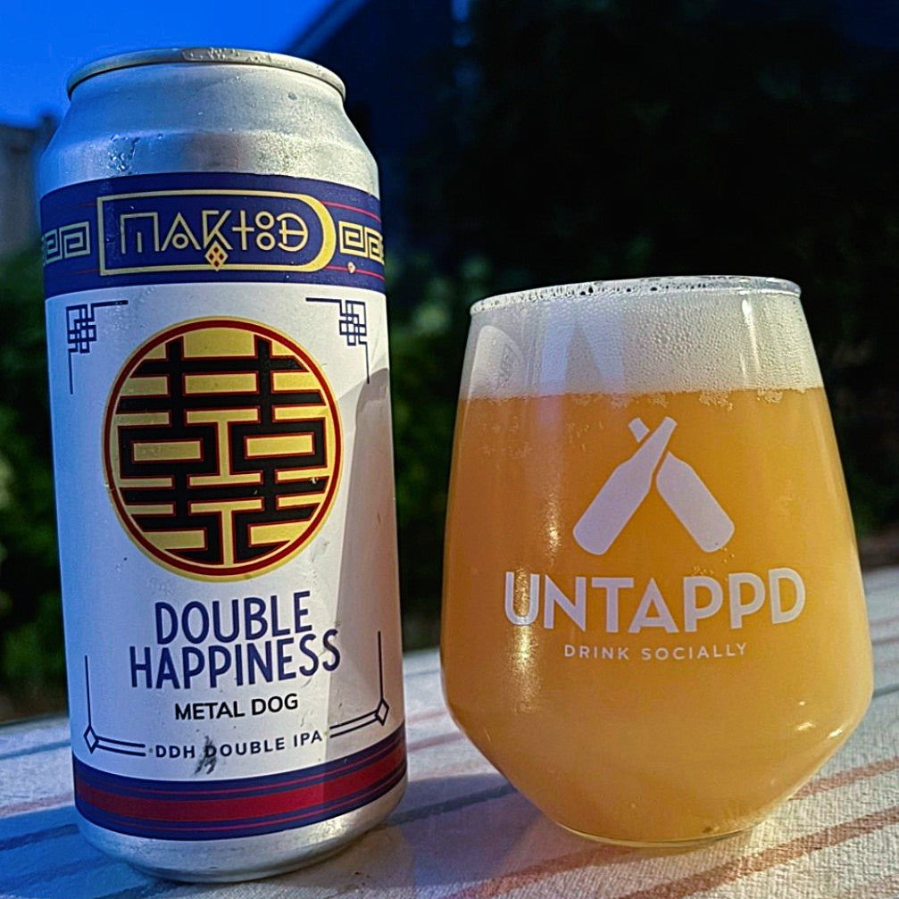 Maktoob - Double Happiness: Metal Dog Double New England IPA