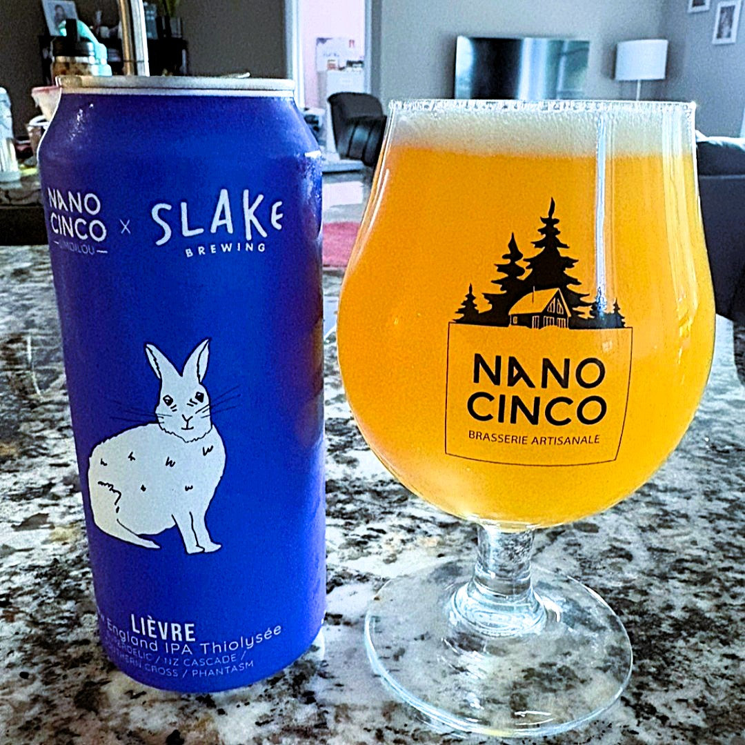 Nano Cinco - Lievre New England IPA (Slake’i koostöö) Liѐvre