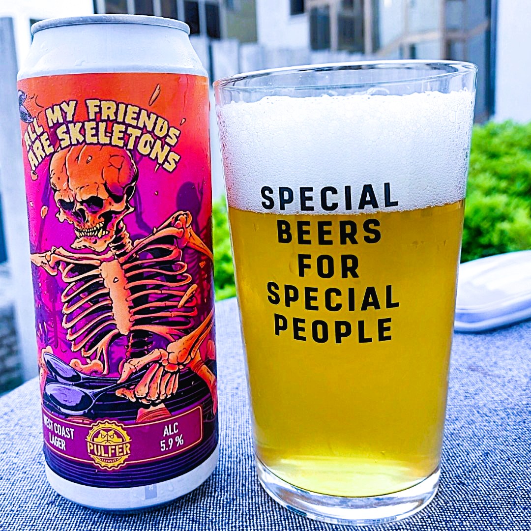 Pulfer - All My Friends Are Skeletons Hoppy Lager - India Pale Lager IPL West Coast Lager