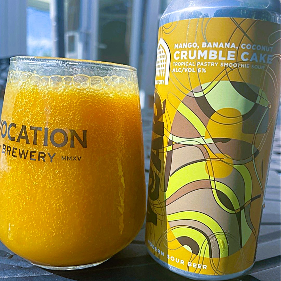 Vault City: 8th Anniversary - Year 6: Mango Banana Coconut Crumble Cake Smoothie Sour