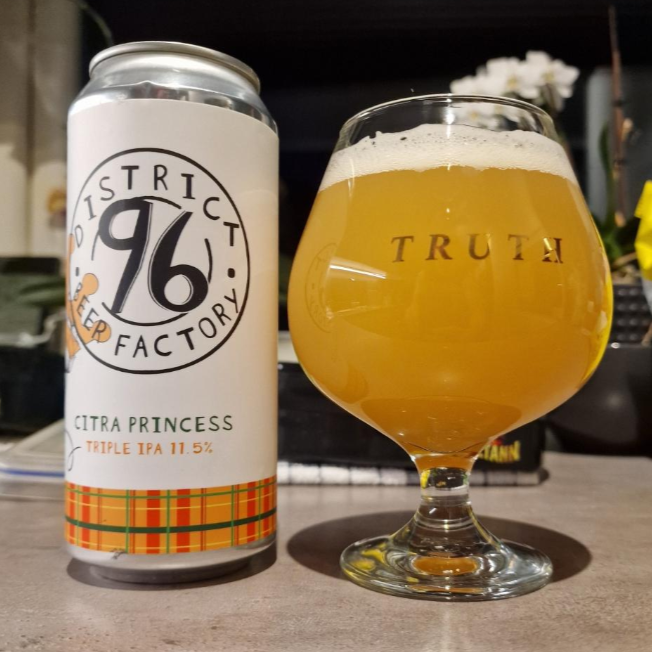 District 96 - Citra Princess Triple New England IPA (Collaboration with Tin Barn)