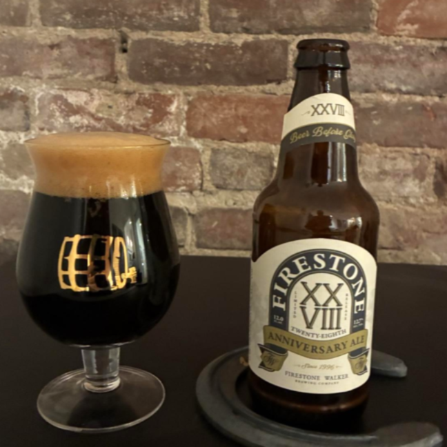 Firestone Walker - Anniversary XXVIII (28) (2024) Bourbon Barrel Laagerdunud Tugev Õlu