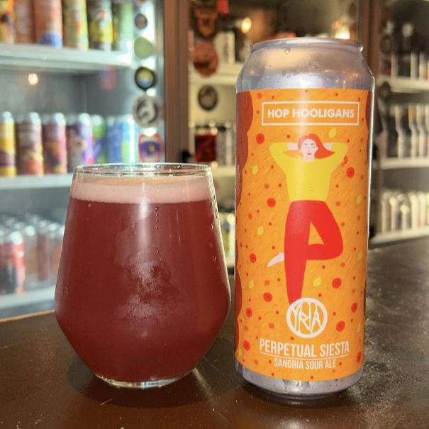 Hop Hooligans - Perpetual SIesta Fruited Sangria Sour - collab with Yria Cervezas