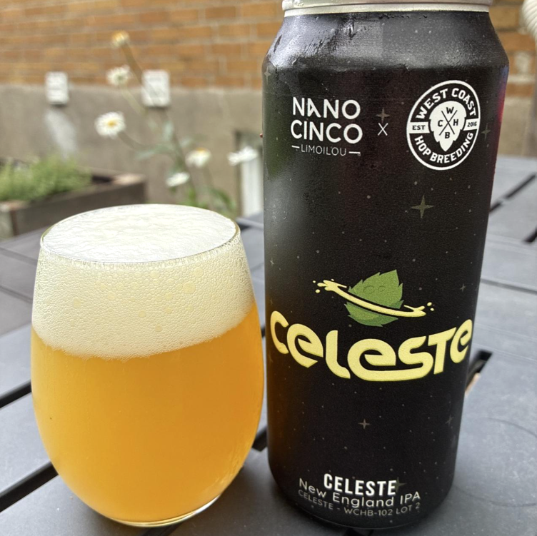 Nano Cinco – Celeste New England IPA (koostööprojekt West Coast Hop Growersiga)