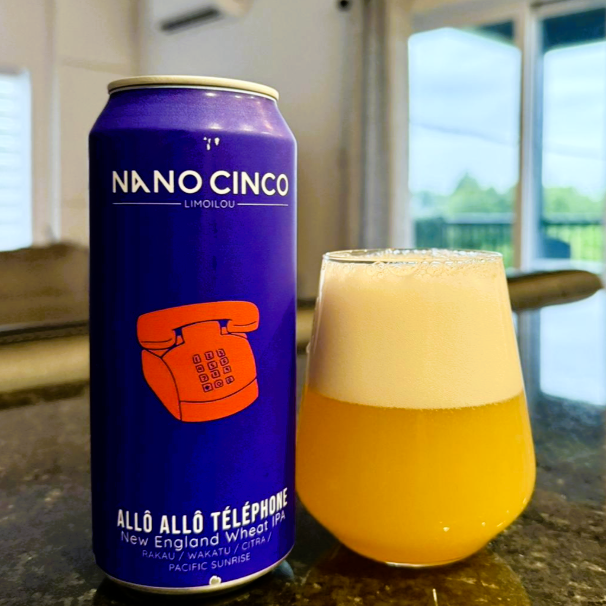 Nano Cinco – Allô Allô Téléphone White New England IPA – Allo Telefon