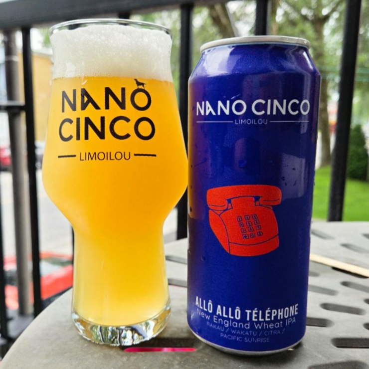 Nano Cinco – Allô Allô Téléphone White New England IPA – Allo Telefon