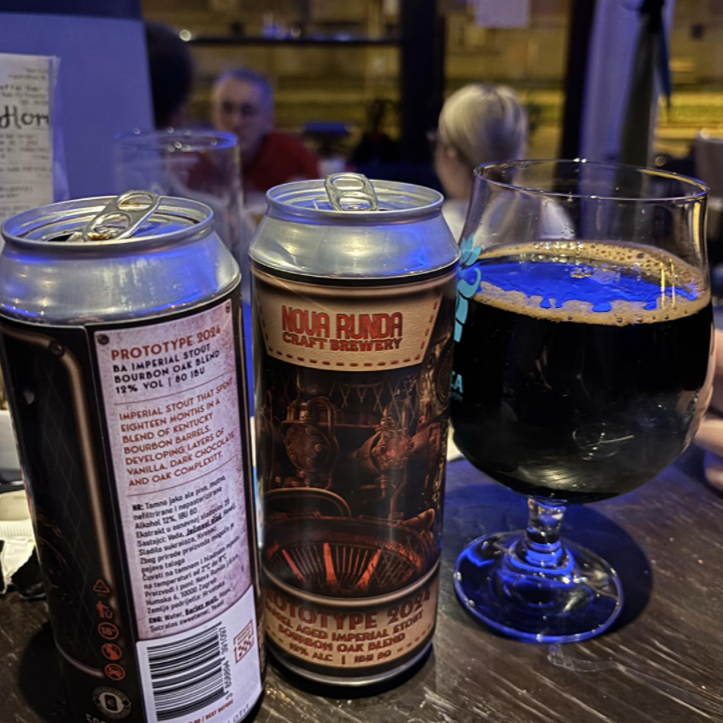 Nova Runda - Prototüüp 2024: Bourboni tammesegu tünnis laagerdunud stout