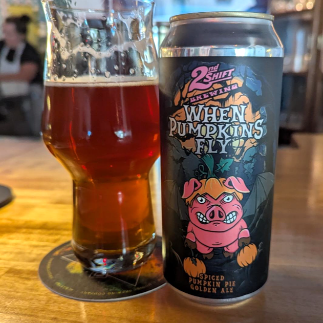 2nd Shift - When Pumpkins Fly Pumpkin Pie Golden Ale