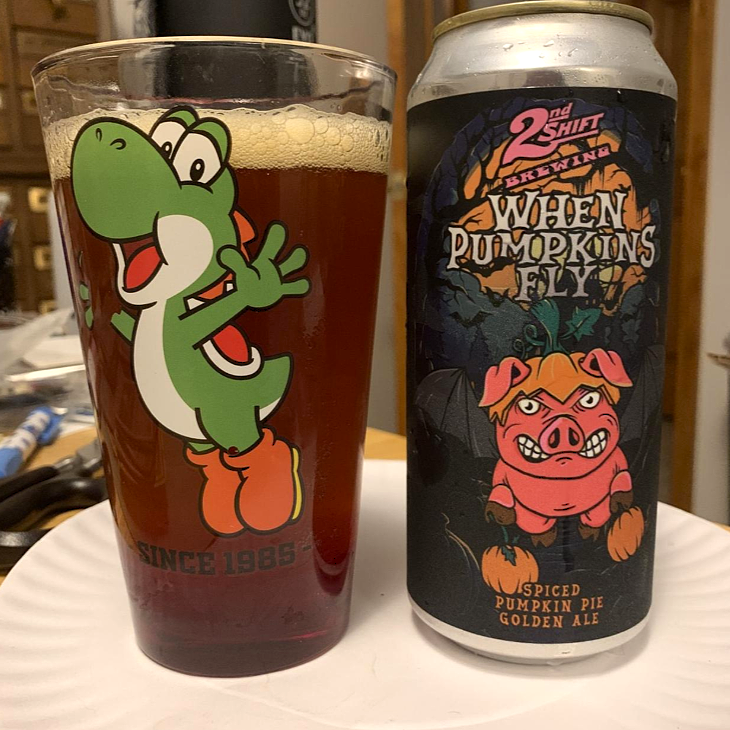 2nd Shift - When Pumpkins Fly Pumpkin Pie Golden Ale