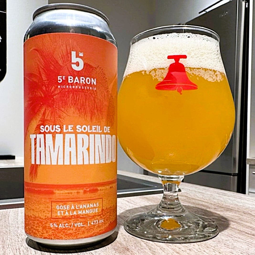 5e Baron - Sous Le Soleil De Tamarindo Fruited Gose - Pineapple, Mango, Sea Salt, Coriander