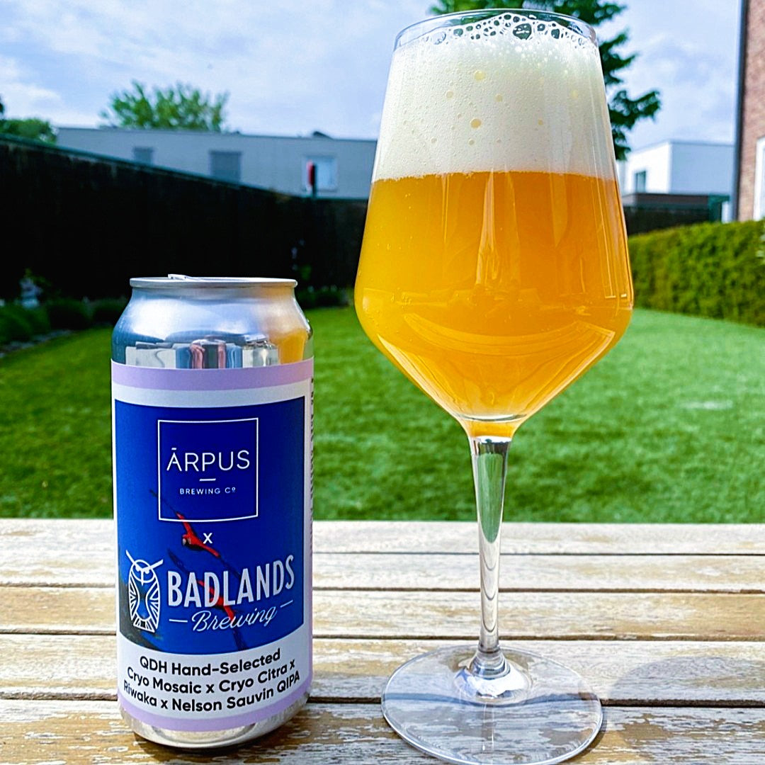 Arpus x Badlands - QDH Cryo Mosaic x Cryo Citra x Riwaka x Nelson Sauvin QIPA neljakordne IPA