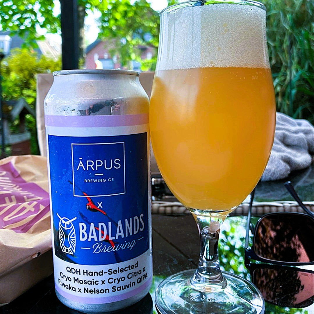 Arpus x Badlands - QDH Cryo Mosaic x Cryo Citra x Riwaka x Nelson Sauvin QIPA neljakordne IPA