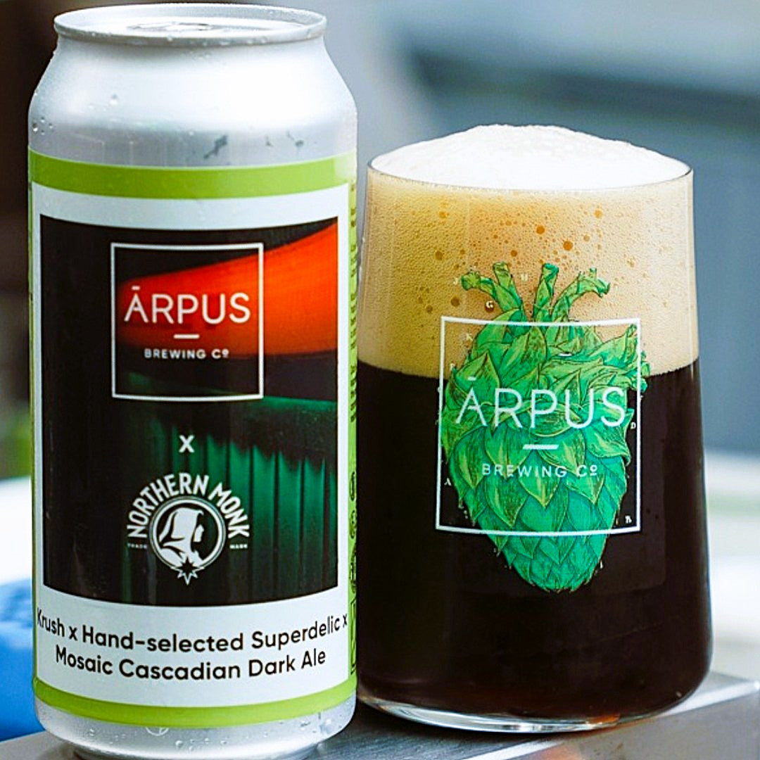 Arpus x Northern Monk - Krush x Superdelic x Mosaic Cascadian Dark Ale Double Black IPA