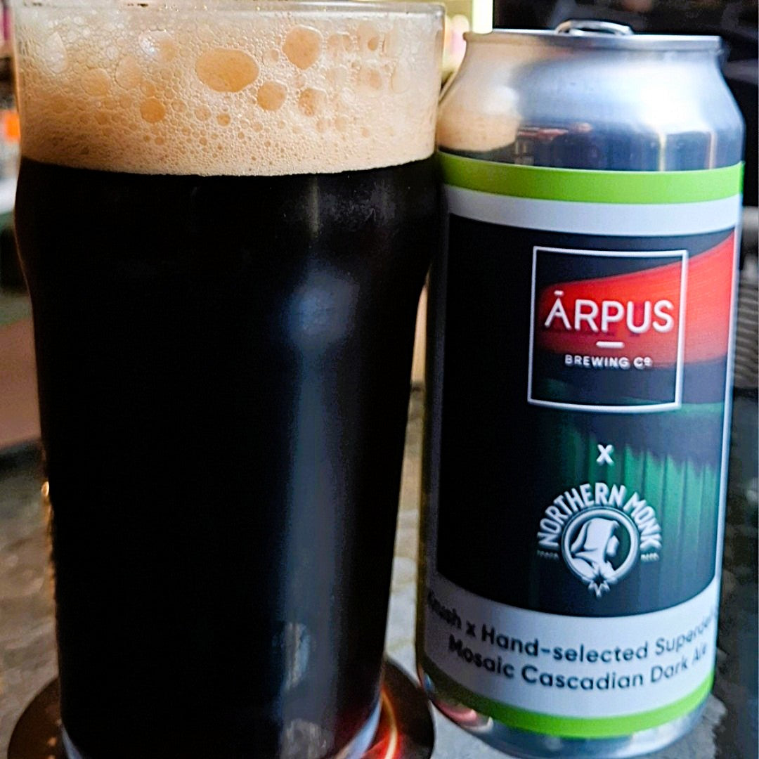 Arpus x Northern Monk - Krush x Superdelic x Mosaic Cascadian Dark Ale Double Black IPA