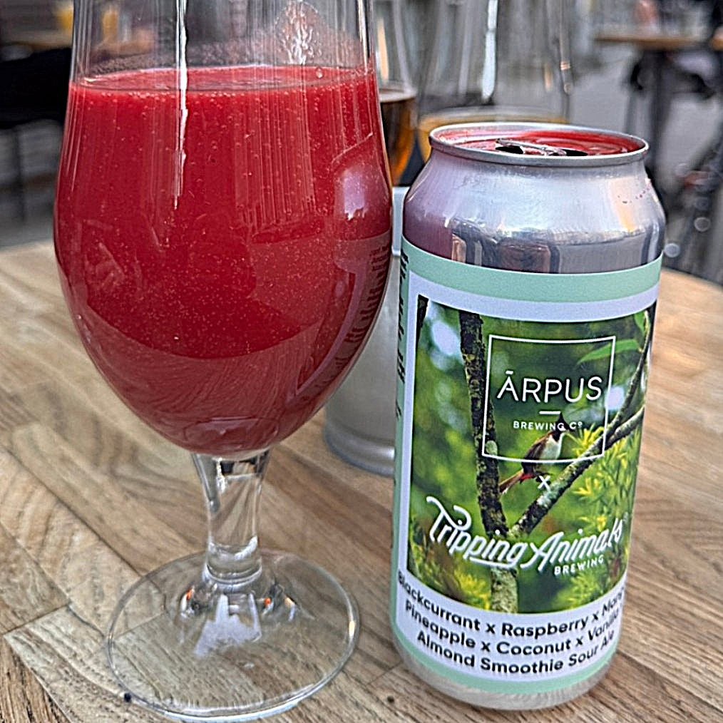 Arpus x Tripping Animals - Blackcurrant x Raspberry x Mango x Pineapple x Coconut x Vanilla x Almond Smoothie Sour