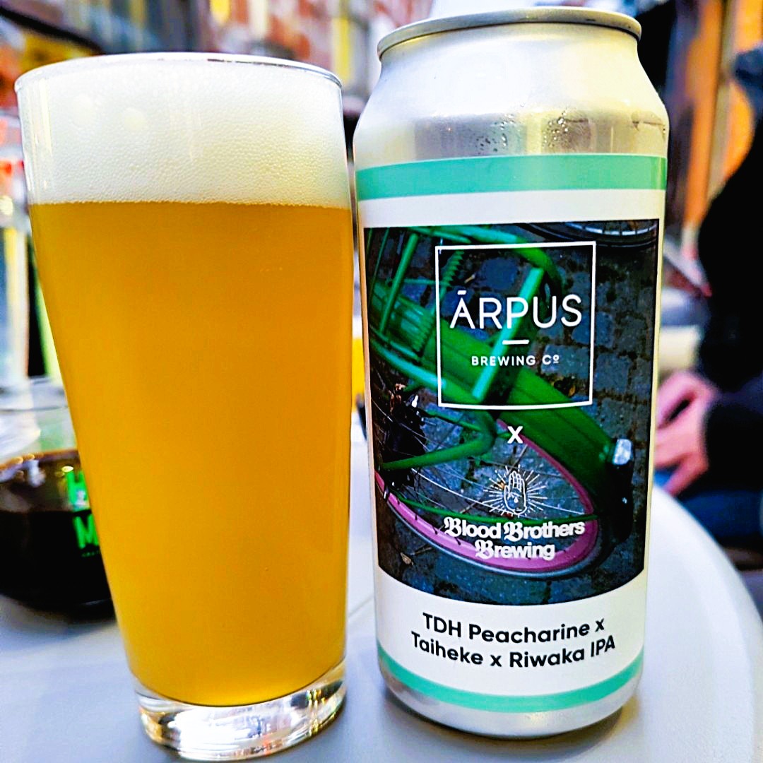 Arpus & Blood Brothers TDH Peacharine x Taheke x Riwaka New England IPA
