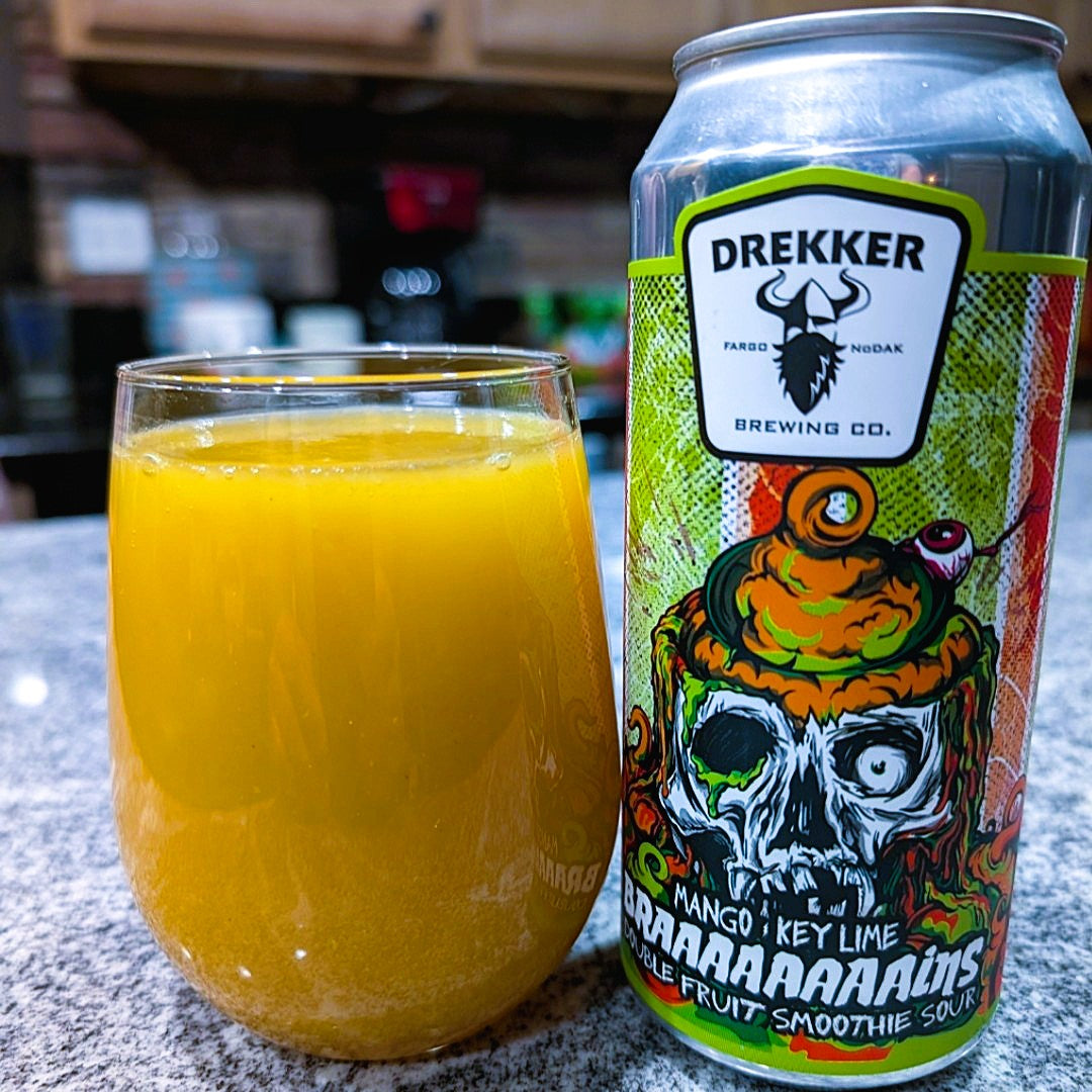 Drekker - Braaaaaaaains Mango Key Lime Fruited Sour