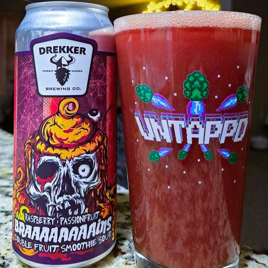 Drekker - Braaaaaaaains Raspberry Passionfruit Hapukas õlu vaarikate ja granadilliga