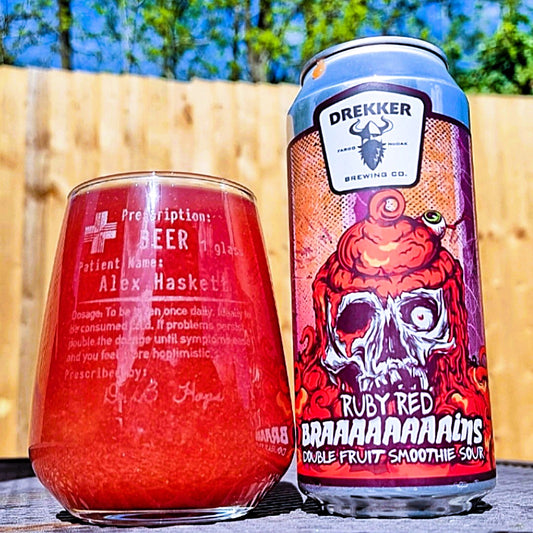 Drekker - Braaaaaaaains Ruby Red Fruited Sour - Cherry & Grapefruit
