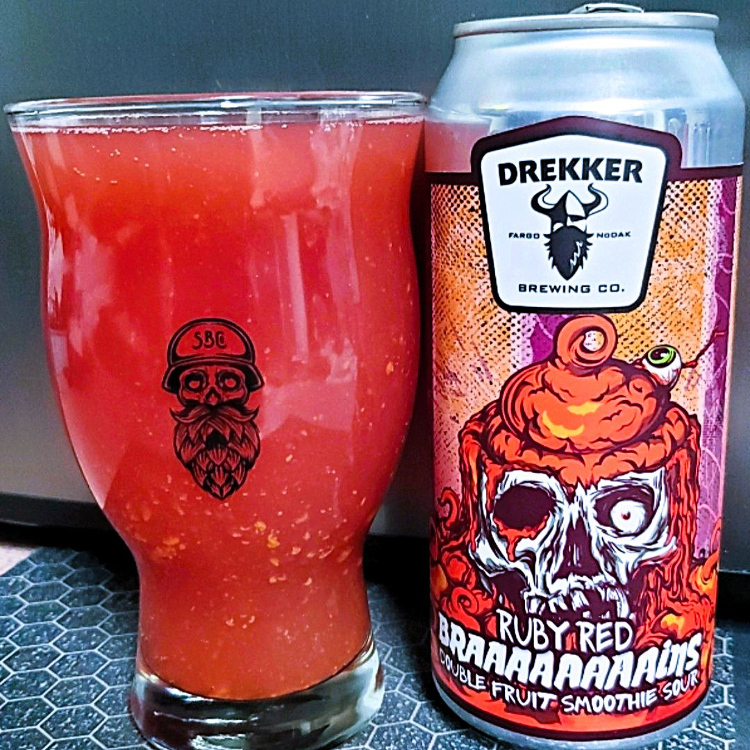 Drekker - Braaaaaaaains Ruby Red Fruited Sour - Cherry & Grapefruit