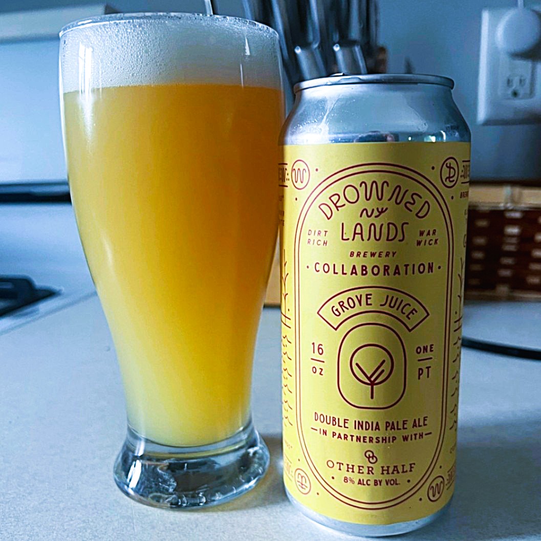 Drowned Lands x Other Half - Grove Juice Double New England IPA
