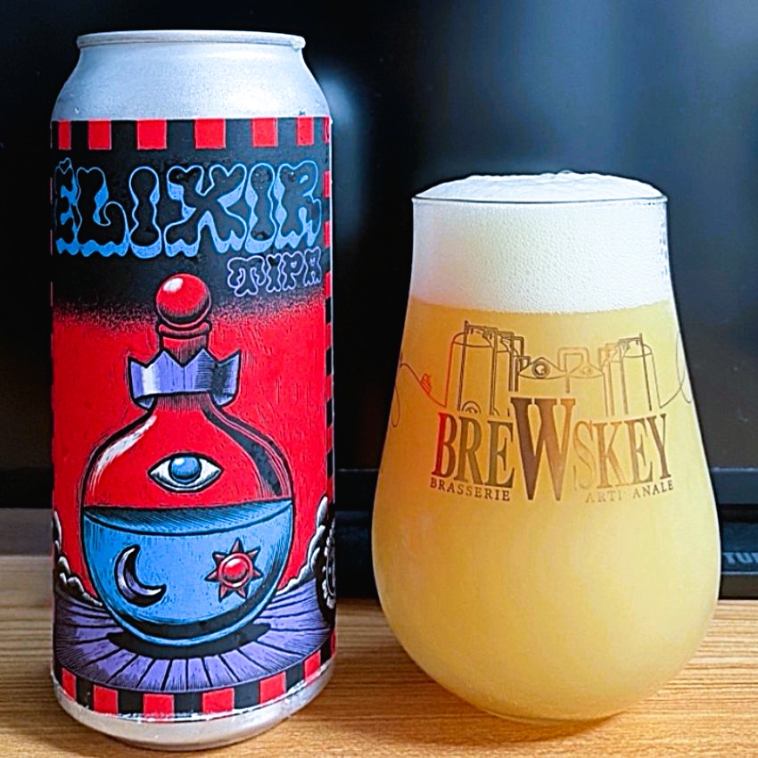 Brasserie du Bas-Canada x BreWskey – Élixir Triple New England IPA – Elixir