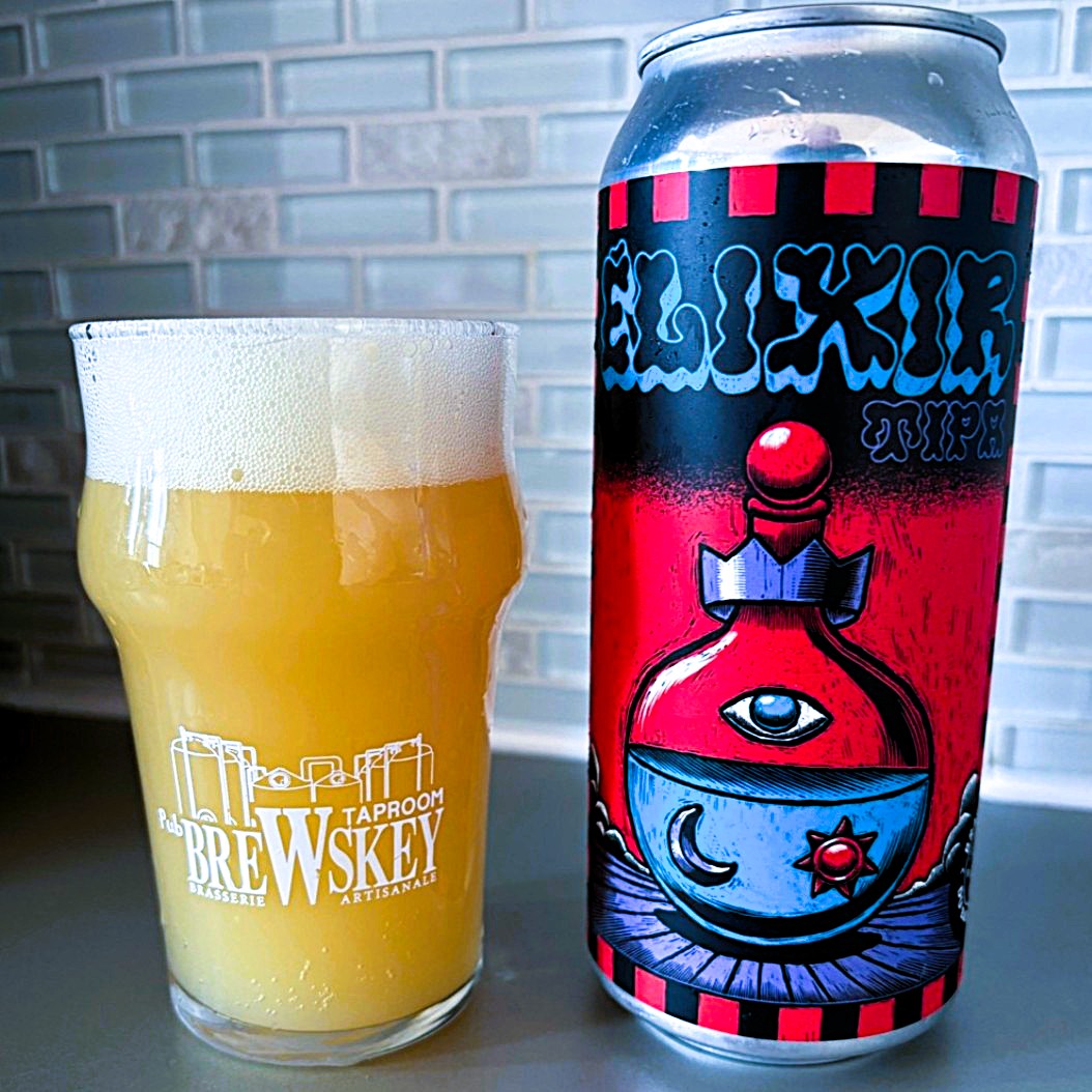 Brasserie du Bas-Canada x BreWskey – Élixir Triple New England IPA – Elixir