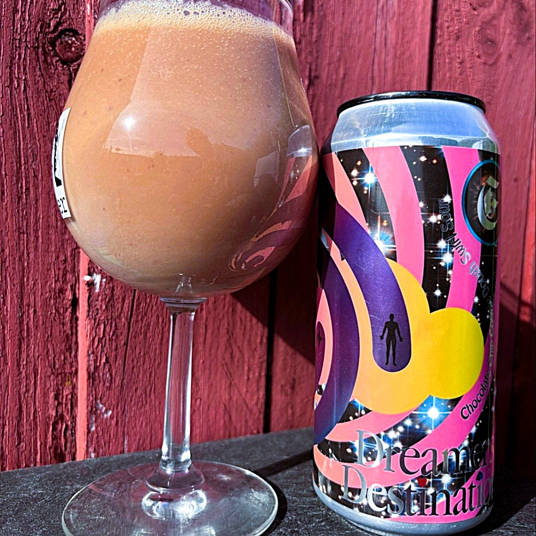 Elmeleven - Dreamers Destination SWIRL Smoothie Sour - šokolaadiküpsisetaigna, vegan pehme jäätise, karamelli, vanilli, šokolaadiga
