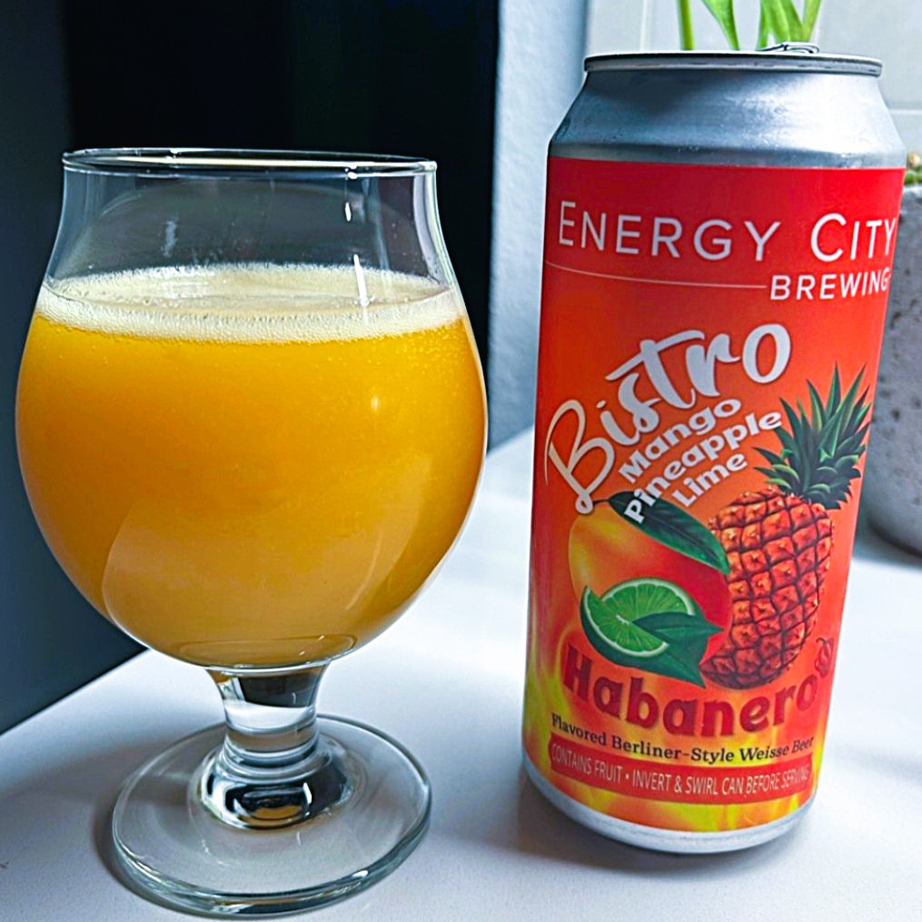 Energy City – Bistro Mango Pineapple Lime Habanero, puuviljane Berliner Weisse / smoothie-tüüpi hapuõlu