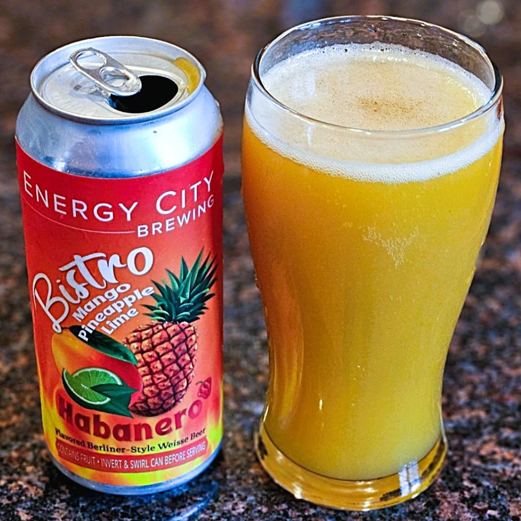 Energy City – Bistro Mango Pineapple Lime Habanero, puuviljane Berliner Weisse / smoothie-tüüpi hapuõlu