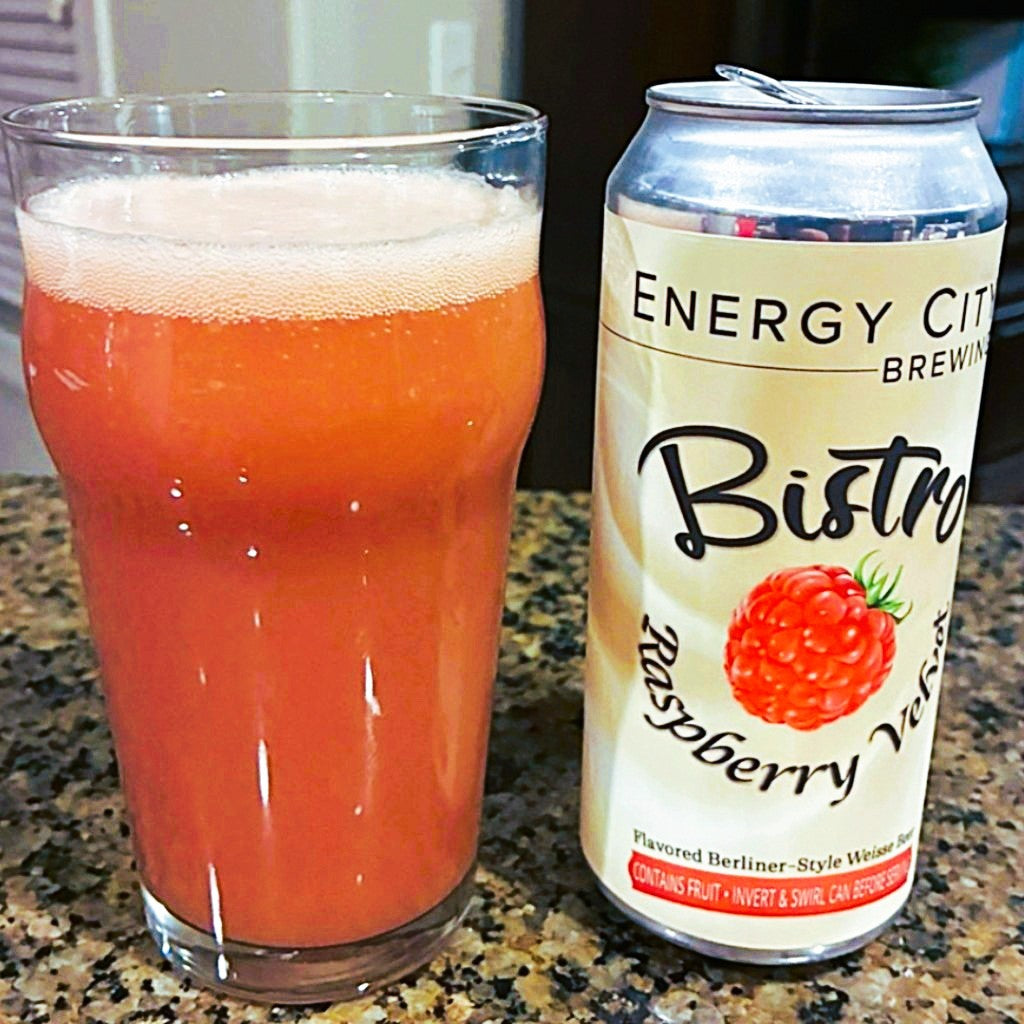 Energy City - Bistro Raspberry Velvet Fruited Berliner Weisse / Smoothie Sour