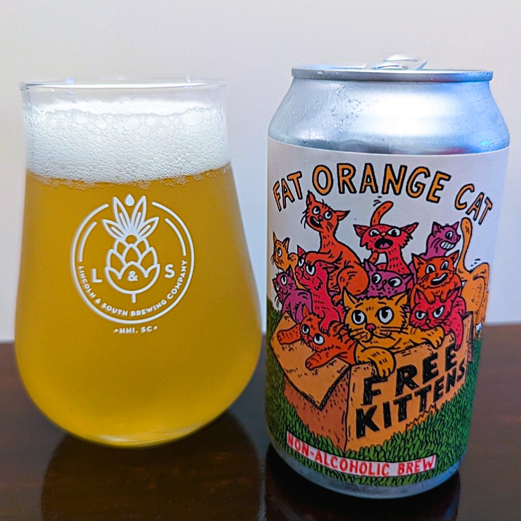 Fat Orange Cat - Free Kittens Non-Alcoholic Pilsner Lager