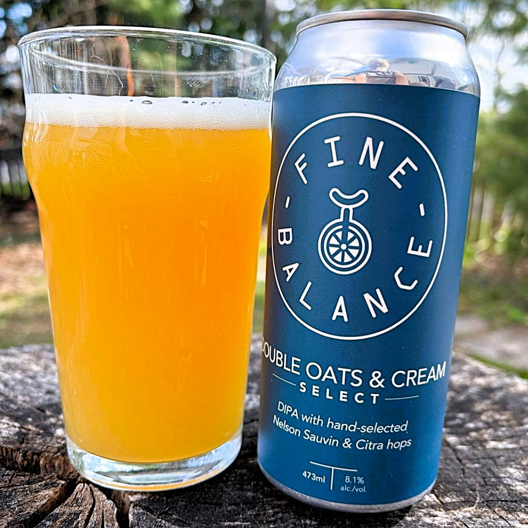 Fine Balance - Double Oats & Cream Select Nelson Sauvin & Citra Double New England IPA