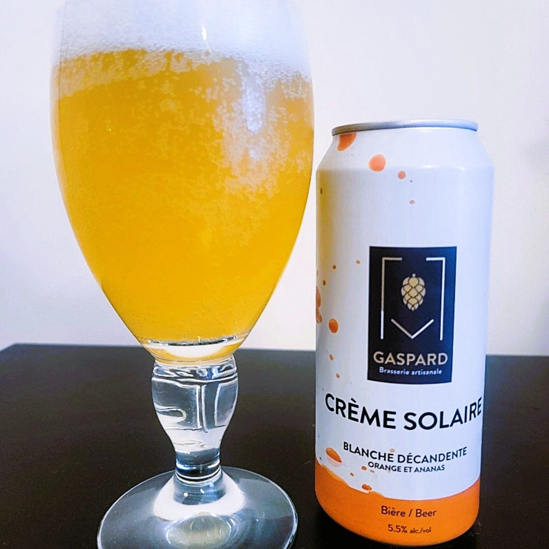 Gaspard Brasserie - Crѐme Solaire Witbier / Blanche