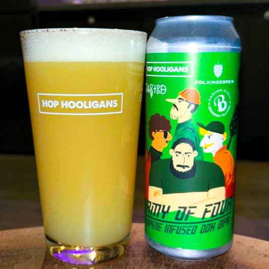 Hop Hooligans - Army of Four Double New England IPA (koostöös Maktoobi, Folkingebrew' ja Baxbieriga) 