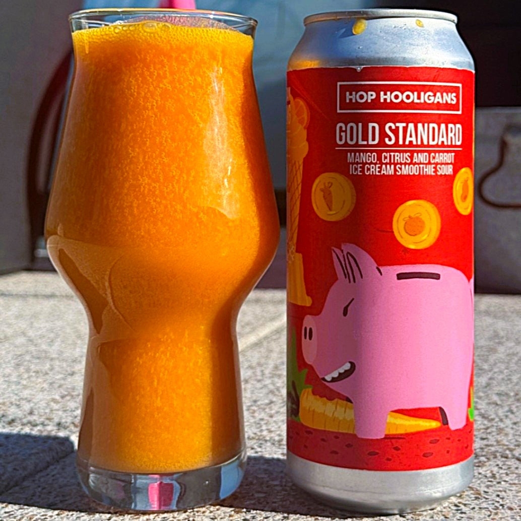 Hop Hooligans - Gold Standard Smoothie Sour - Mango, Orange, Carrot, Ice Cream