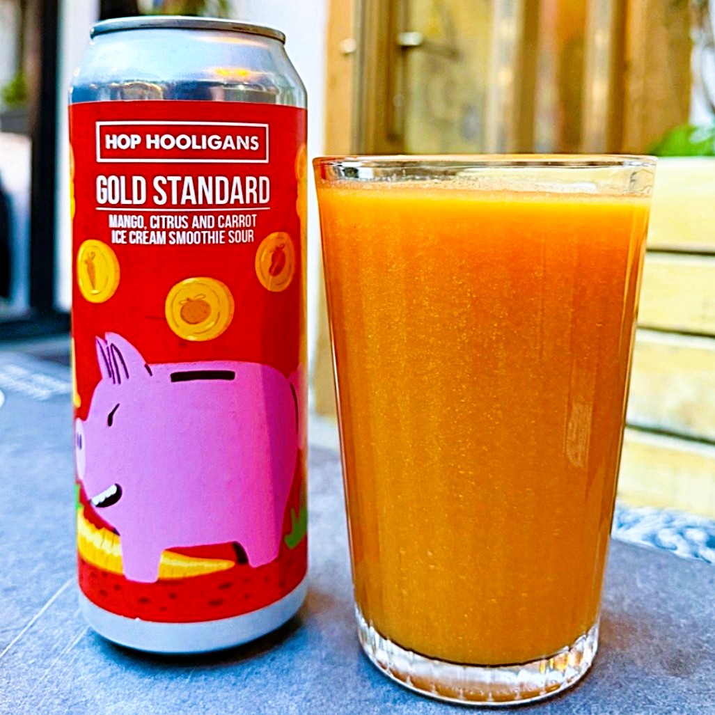 Hop Hooligans - Gold Standard Smoothie Sour - Mango, Orange, Carrot, Ice Cream