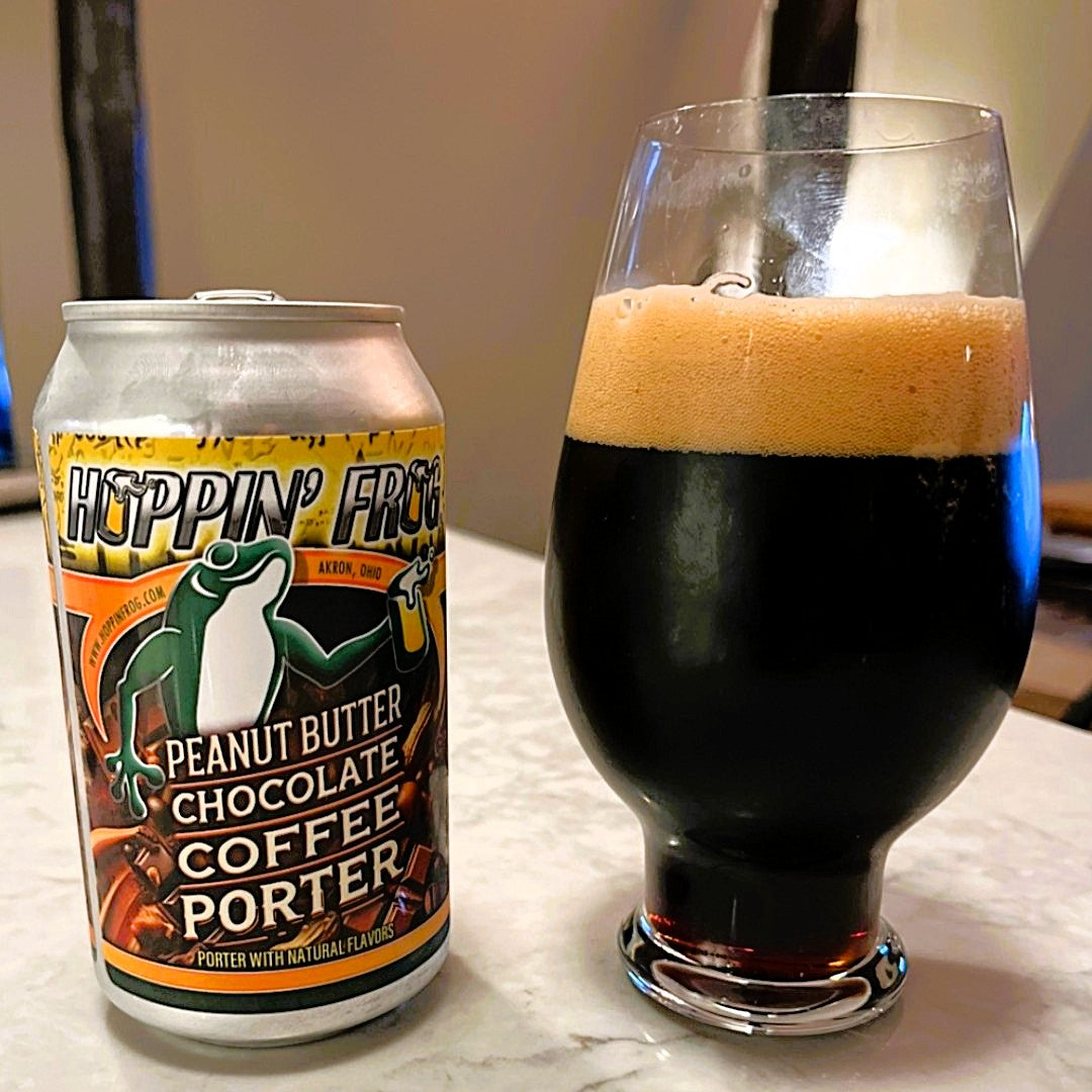 Hoppin' Frog - maapähklivõi-šokolaadi-kohviga keiserlik kondiitritoodete porter 