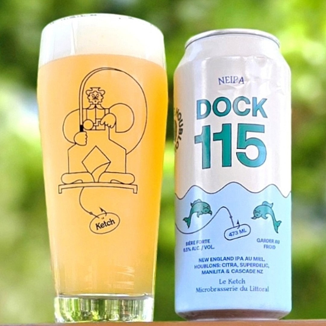 Le Ketch - Dock 115 New England IPA - Citra, Superdelic, Manilita, Cascade New Zealand, Honey