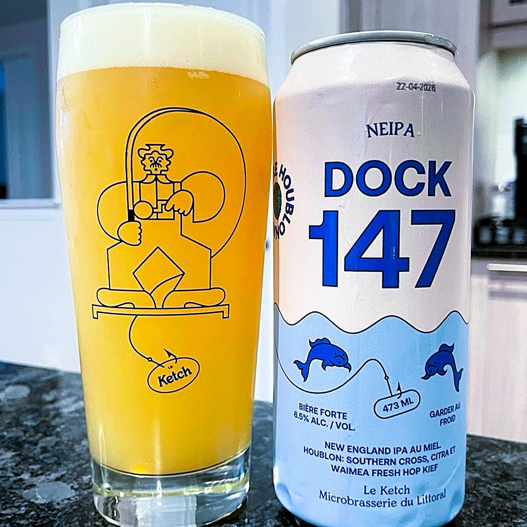Le Ketch - Dock 147: Southern Cross, Citra, Waimea Fresh Hop Kief, Honey New England IPA