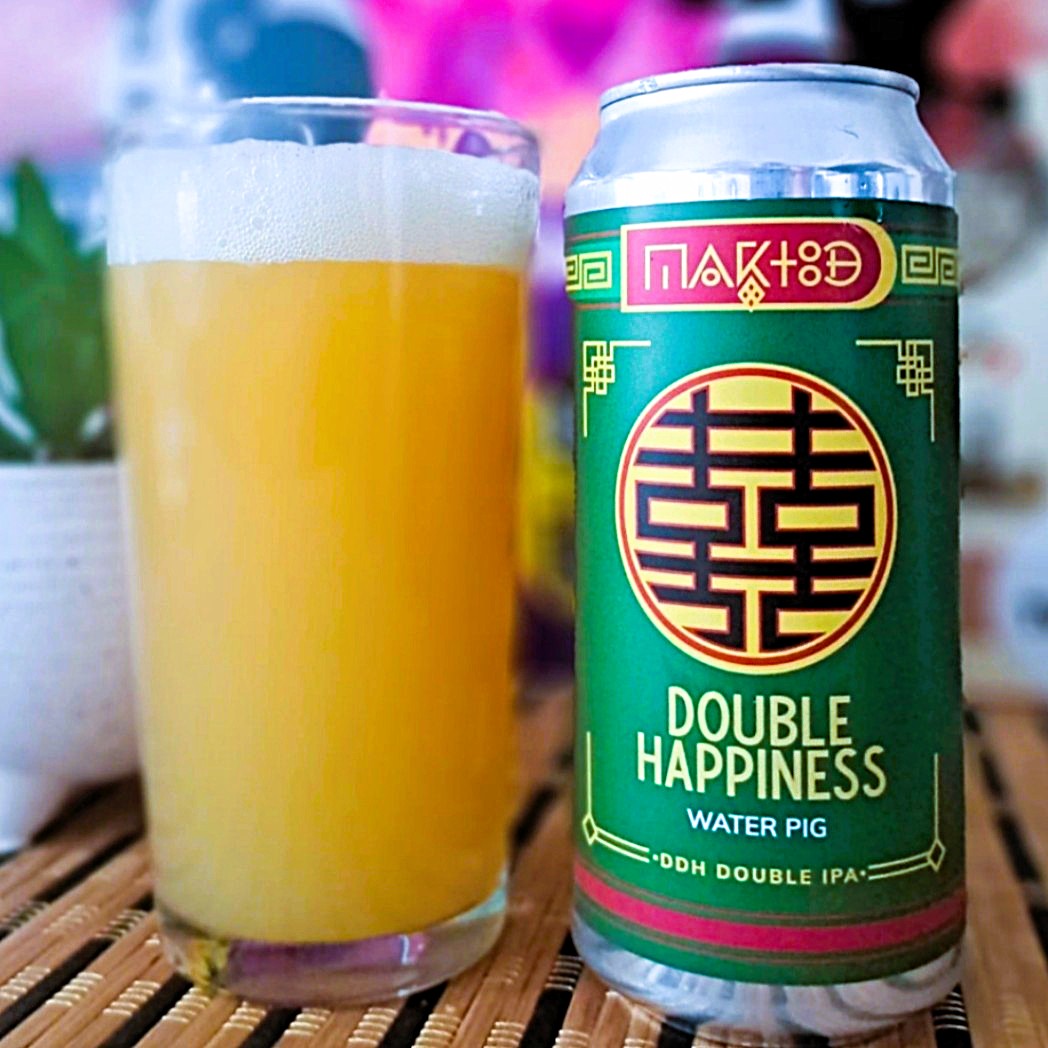Maktoob - Double Happiness: Water Pig Double New England IPA